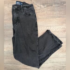 Hollister Black Ultra High Waisted Dad Jeans